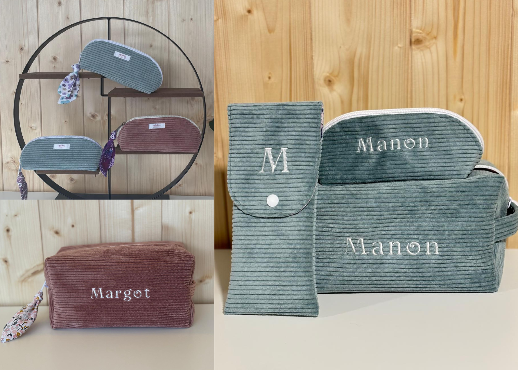 Les trousses à maquillage & de toilette - De Rêve en Fil By Lalie