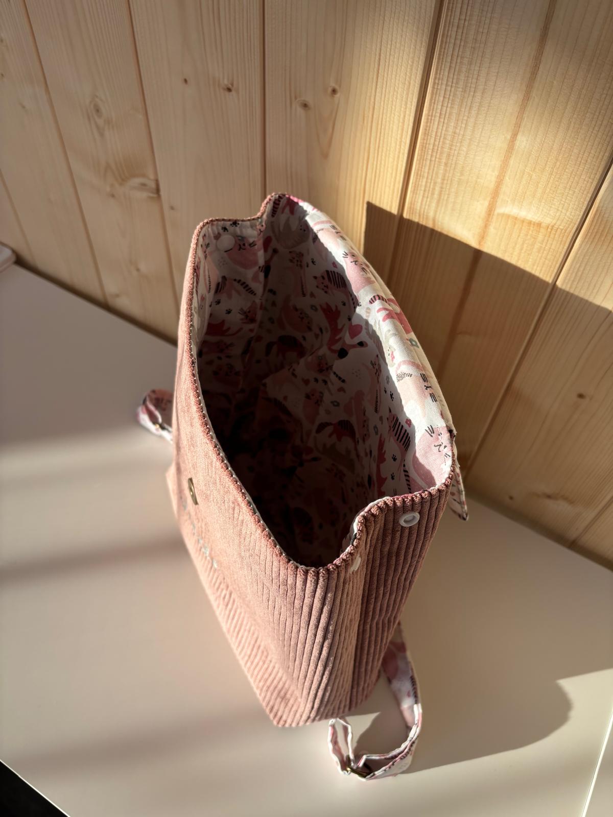 Sac à dos personnalisable pour enfants " Petit Chat "  Accessoire enfant - De Rêve en Fil By Lalie