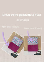 Créer votre Pochette à livre Bi-ton De Rêve en Fil By Lalie
