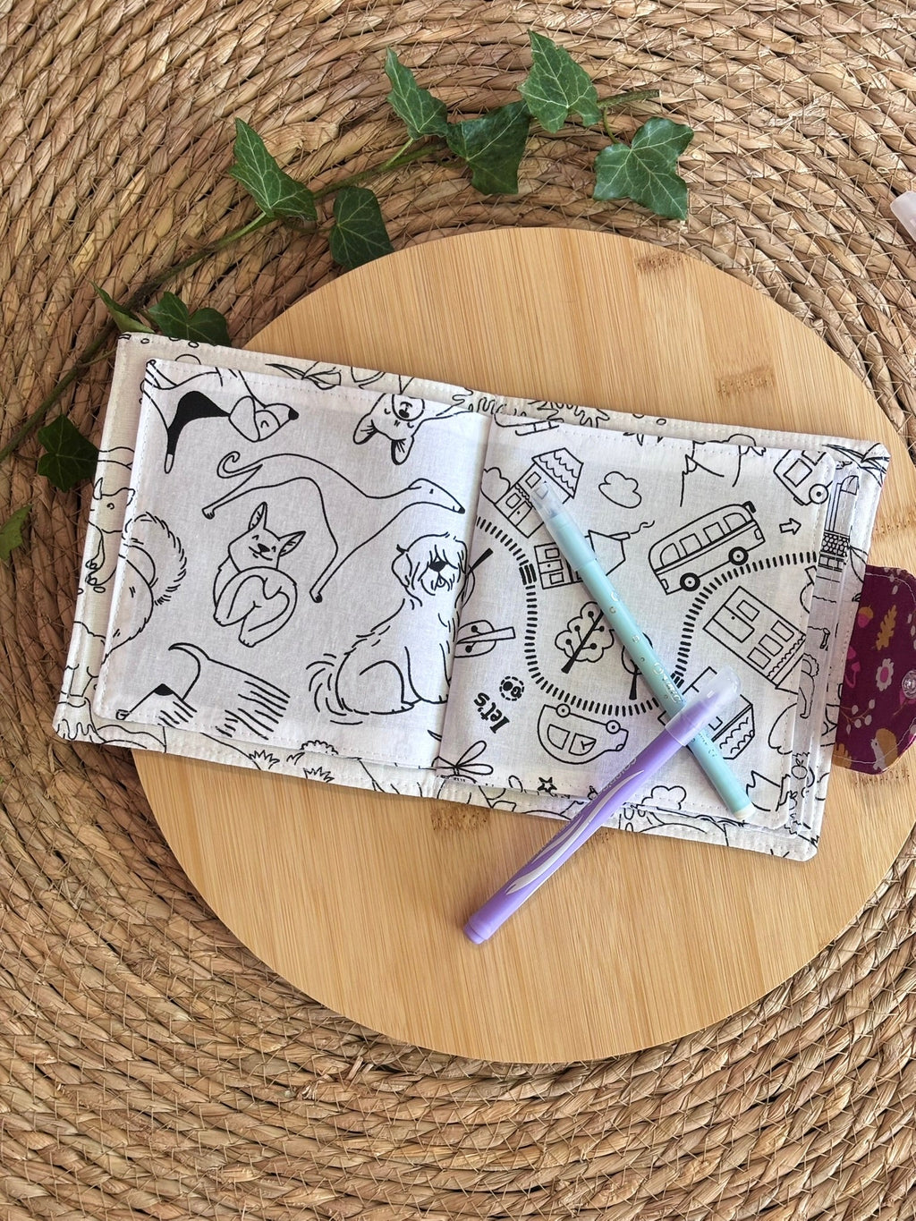 Album de coloriage réutilisable Licorne De Rêve en Fil By Lalie