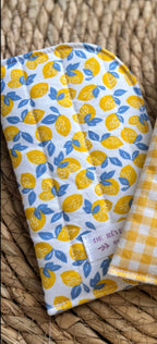 Étui à lunettes molletonné - Collection jaune De Rêve en Fil By Lalie