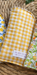 Étui à lunettes molletonné - Collection jaune De Rêve en Fil By Lalie
