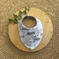 Bavoir bébé personnalisable en éponge bambou - Motif Vroum - En Stock De Rêve en Fil By Lalie