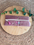 Trousse à Crayons Hiboux Rose De Rêve en Fil By Lalie