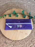 Trousse à Crayons Hiboux Violette De Rêve en Fil By Lalie