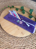 Trousse à Crayons Hiboux Violette De Rêve en Fil By Lalie