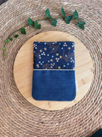 Pochette à livre Bi-ton Bleu Denim De Rêve en Fil By Lalie