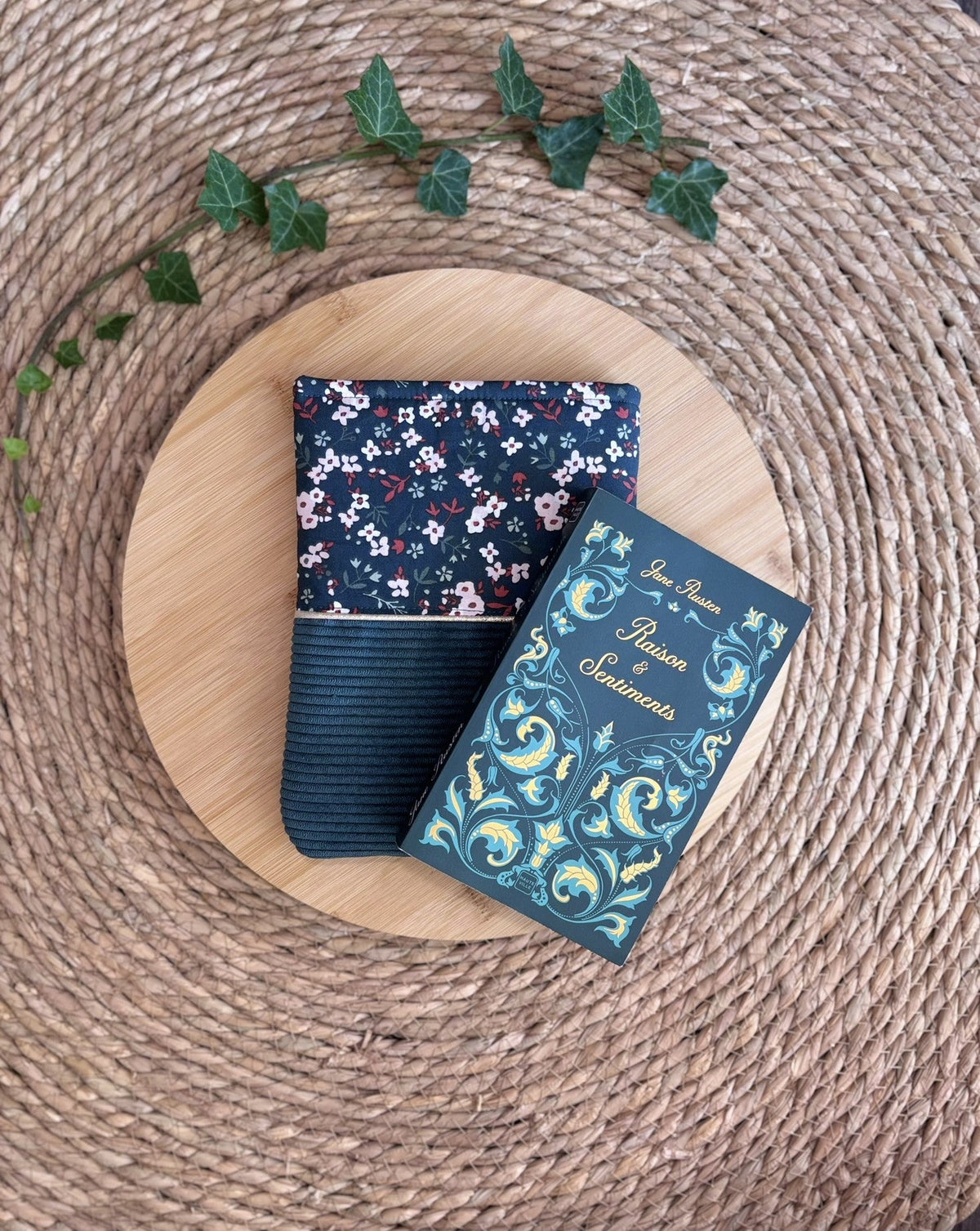 Pochette à livre Bi-ton vert De Rêve en Fil By Lalie