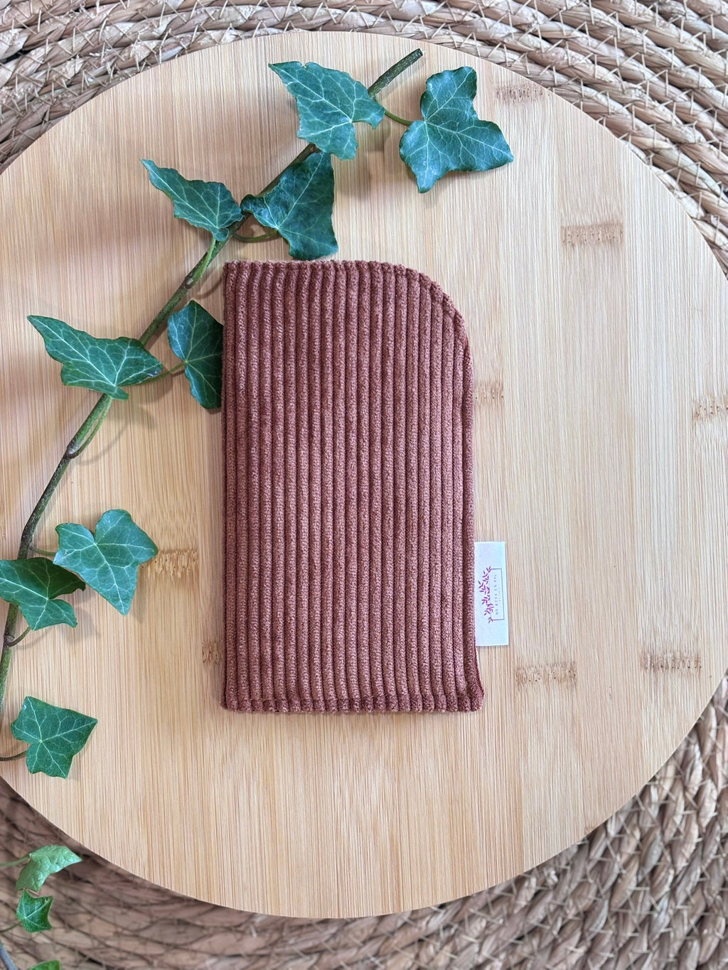 Étui à lunettes Velours côtelé camel - Plusieurs coloris De Rêve en Fil By Lalie