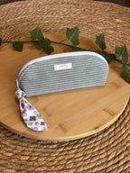 Mini Trousse à maquillage Sauge Fleurs De Rêve en Fil By Lalie