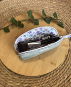 Mini Trousse à maquillage Sauge Fleurs De Rêve en Fil By Lalie