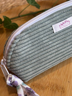 Mini Trousse à maquillage Sauge Fleurs De Rêve en Fil By Lalie