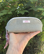 Mini Trousse à maquillage Sauge et viollette De Rêve en Fil By Lalie