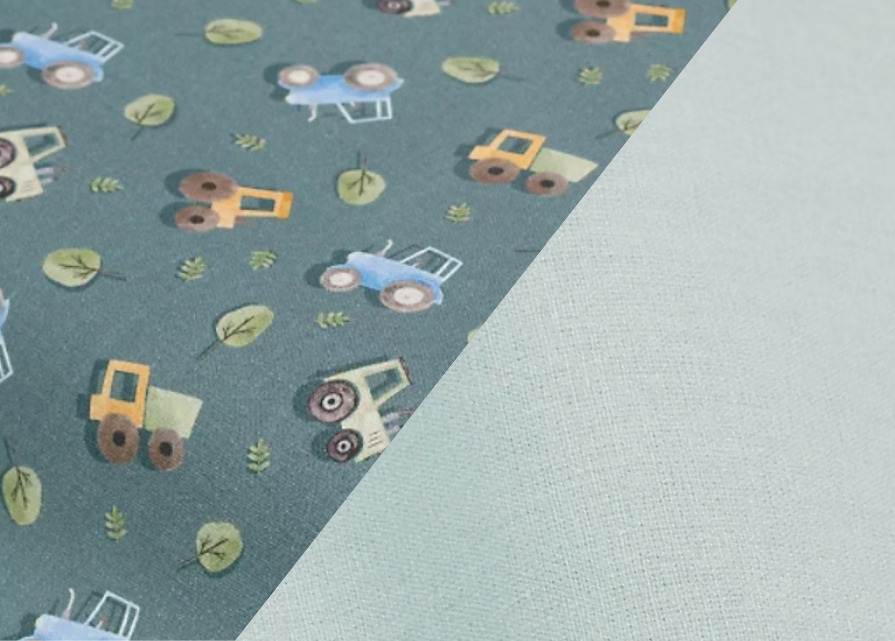 Protège carnet de santé personnalisable "Petit tracteur" - De Rêve en Fil By Lalie