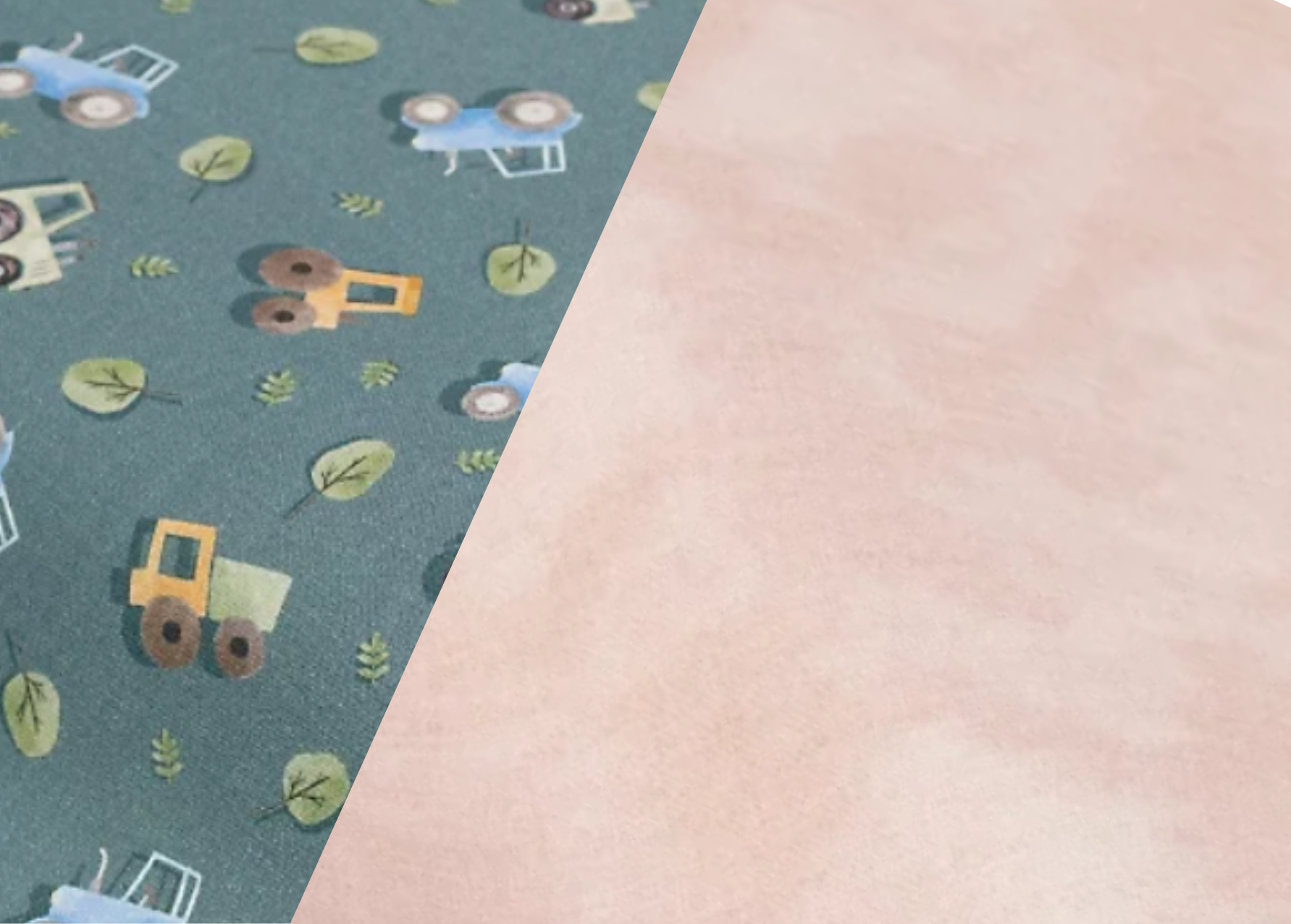 Protège carnet de santé personnalisable "Petit tracteur" - De Rêve en Fil By Lalie