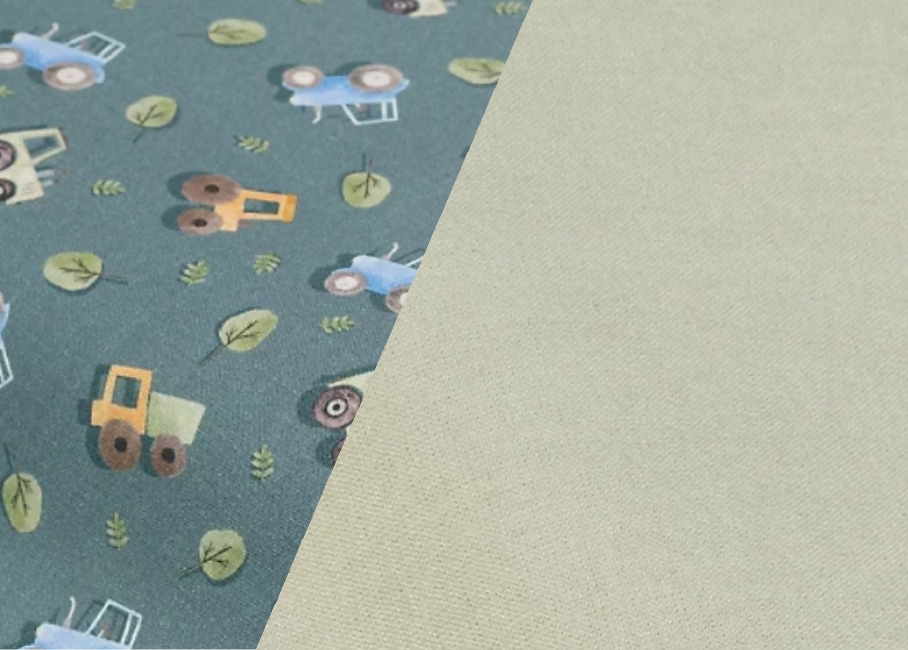 Protège carnet de santé personnalisable "Petit tracteur" - De Rêve en Fil By Lalie