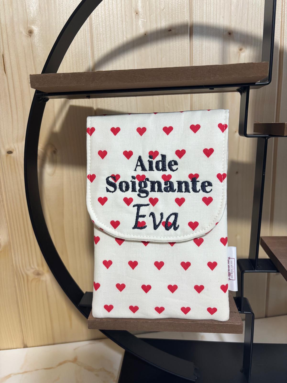 Pochette Infirmière "Ptit Coeur" - De Rêve en Fil By Lalie