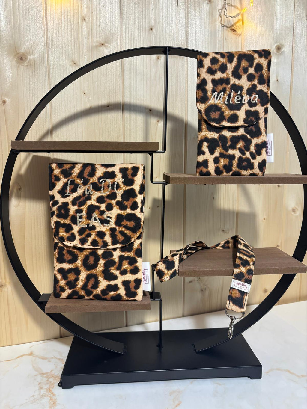 Pochette Infirmière "Léopard" De Rêve en Fil By Lalie