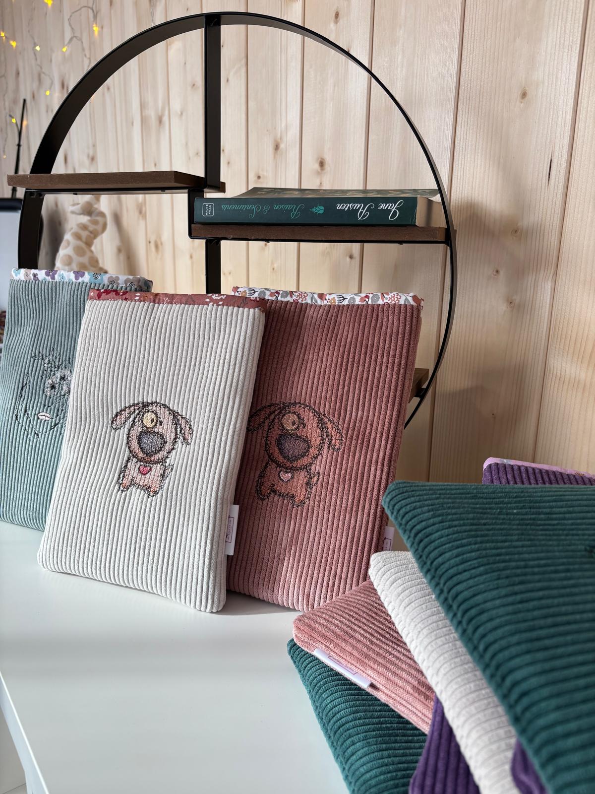 Pochette à livre Chien - De Rêve en Fil By Lalie