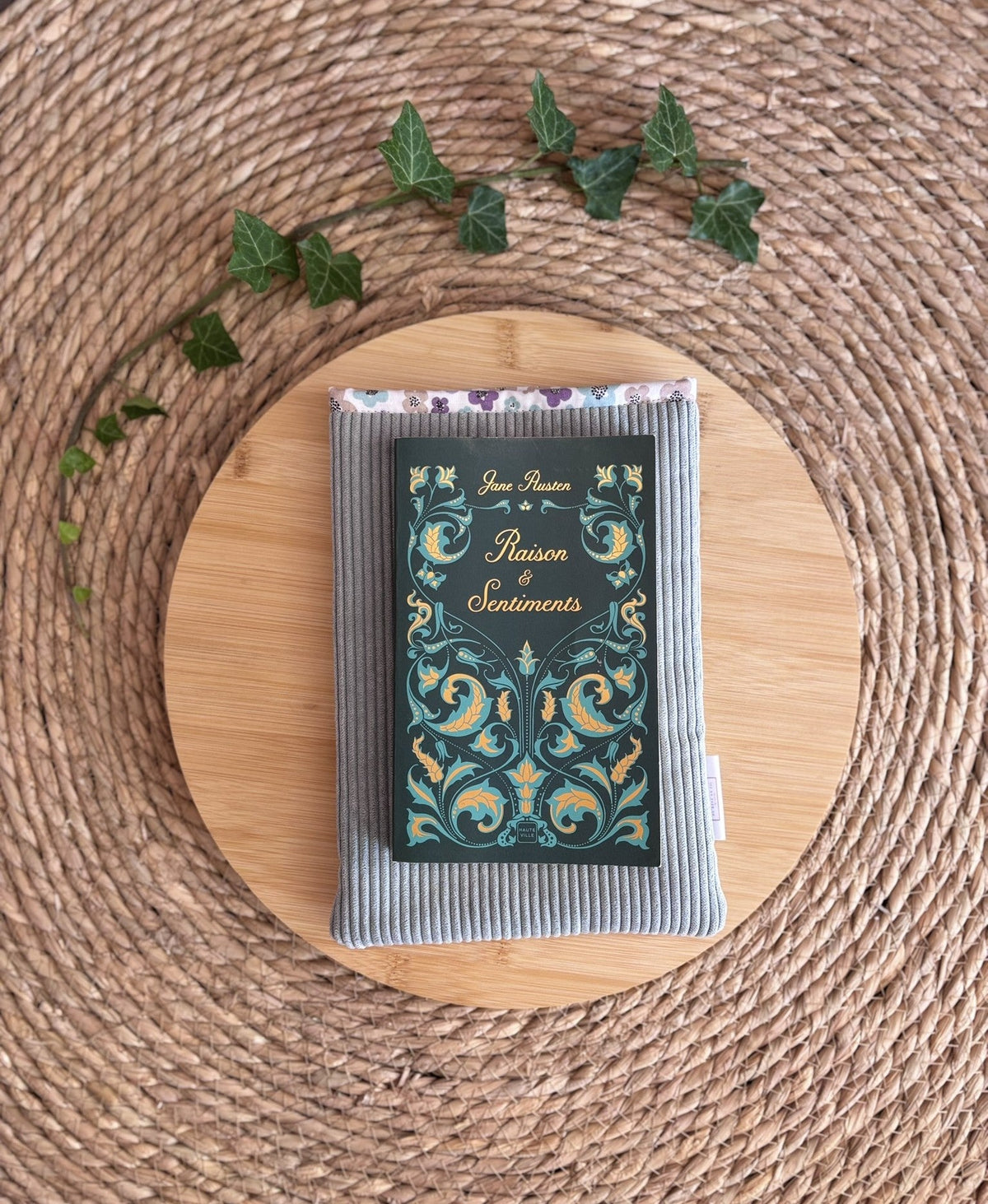 Pochette à livre Femme Sauge De Rêve en Fil By Lalie