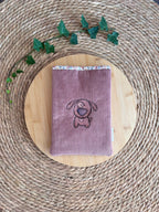 Pochette à livre Chien Rose De Rêve en Fil By Lalie