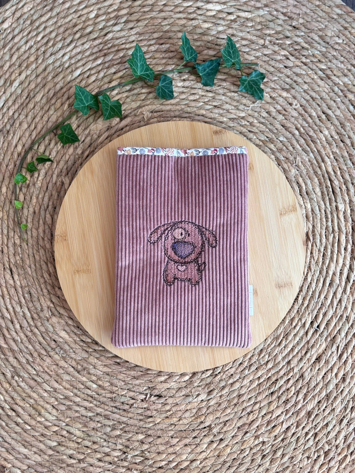 Pochette à livre Chien Rose De Rêve en Fil By Lalie