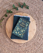 Pochette à livre Chien verte De Rêve en Fil By Lalie
