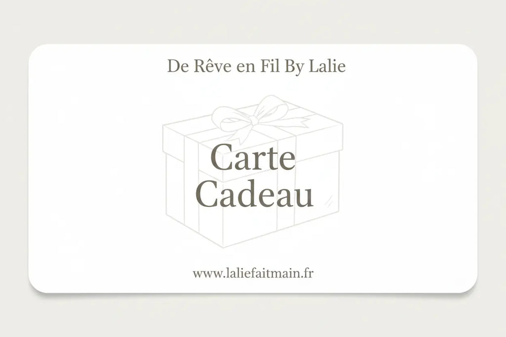Carte cadeau - De Rêve en Fil By Lalie