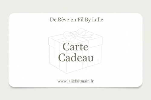 Carte cadeau - De Rêve en Fil By Lalie