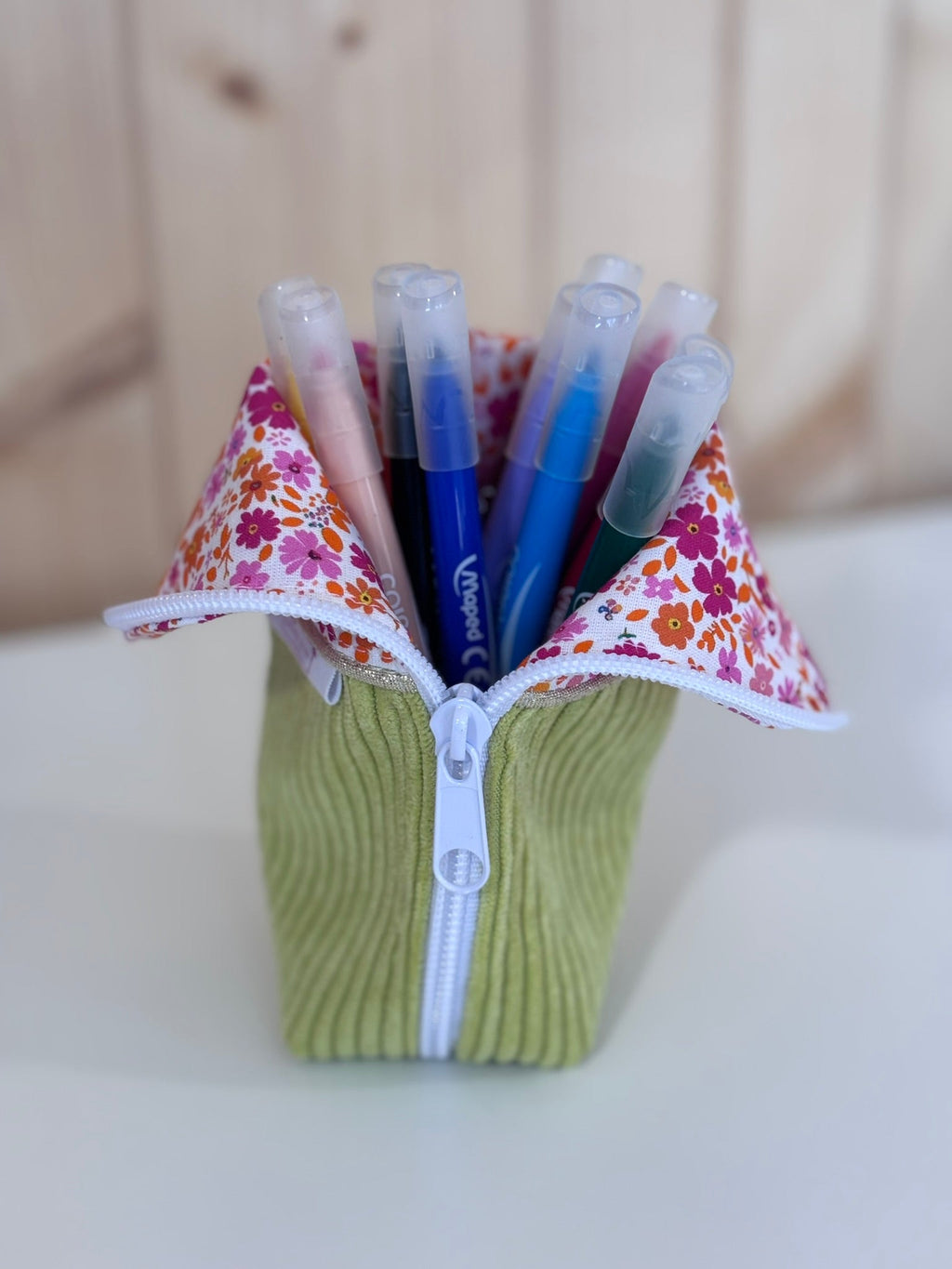 CREER votre trousse pot en velours côtelé De Rêve en Fil By Lalie
