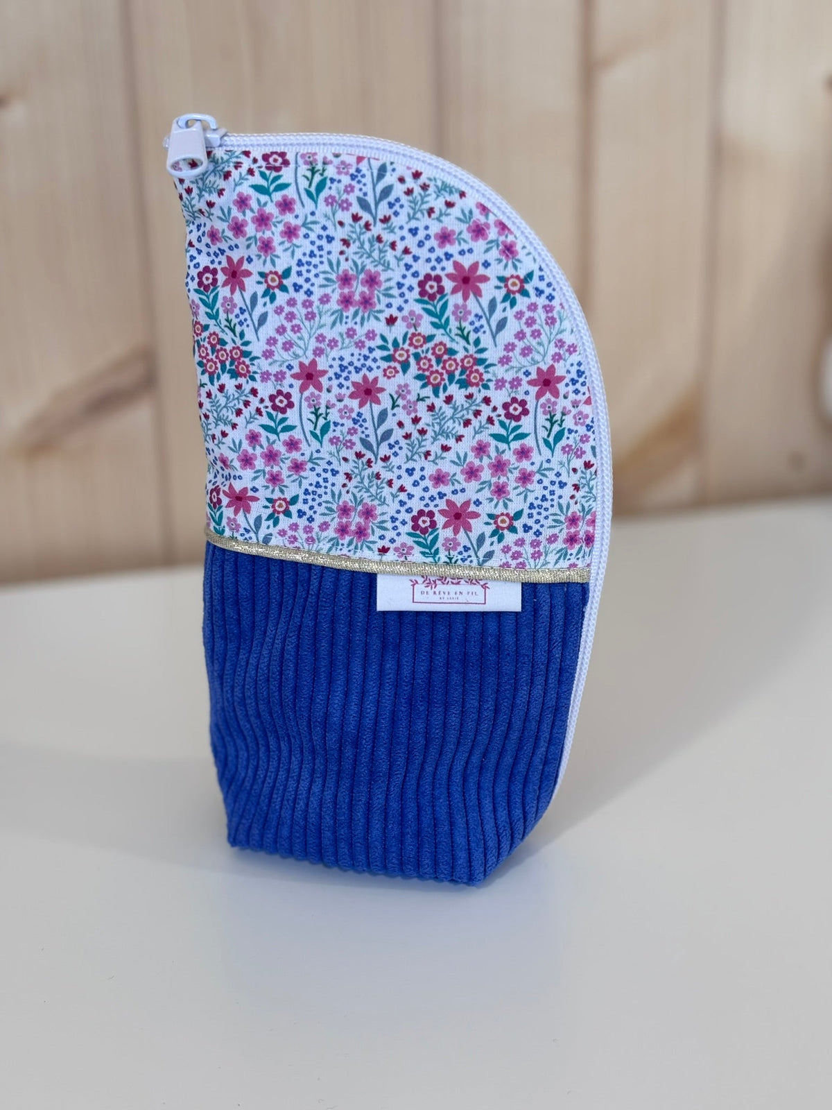 CREER votre trousse pot en velours côtelé De Rêve en Fil By Lalie