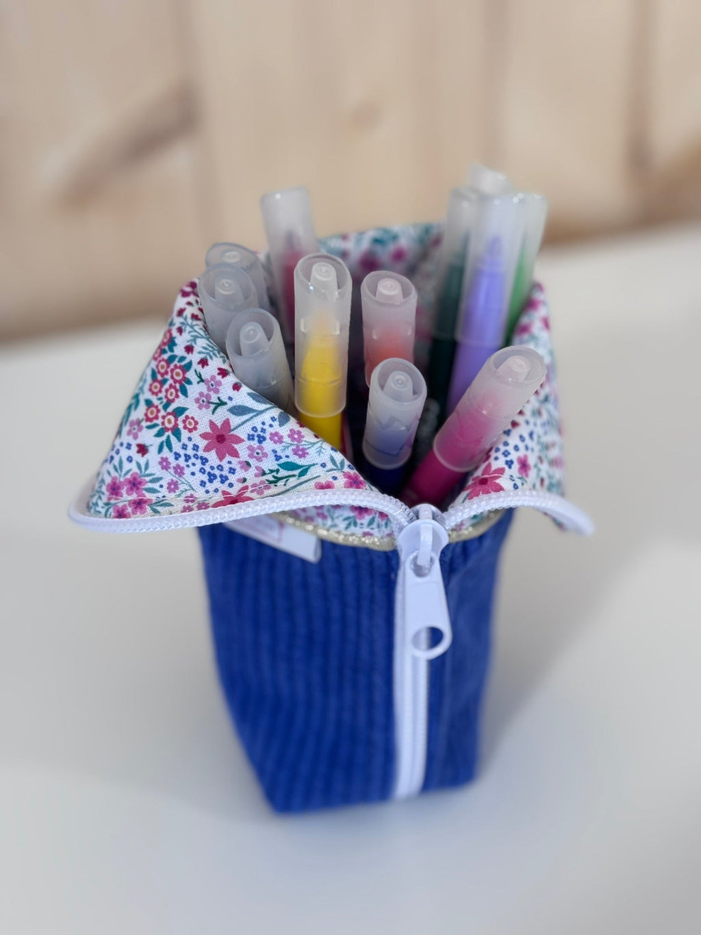 CREER votre trousse pot en velours côtelé De Rêve en Fil By Lalie