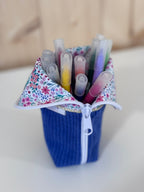 CREER votre trousse pot en velours côtelé De Rêve en Fil By Lalie